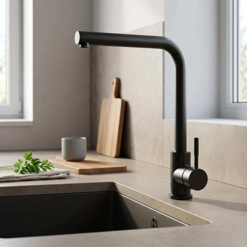 Pure.Sink Elite Steel Spark keukenkraan Mat zwart PS8040-10